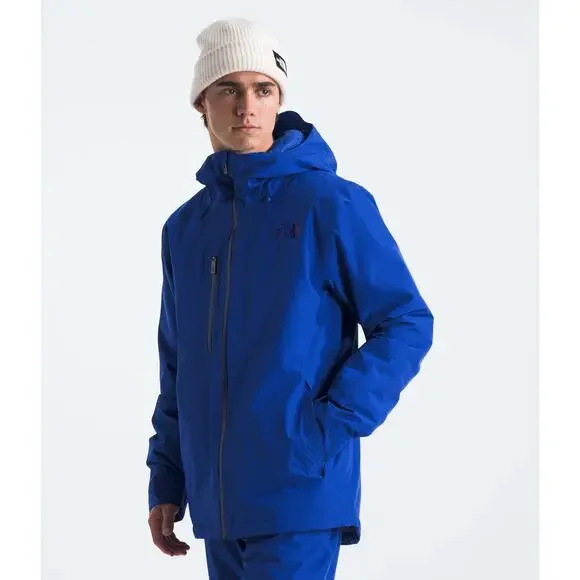 The North Face Primaloft Descendit Bright Cobalt Blue Hooded Jacket Men's Small - Picture 2 of 15